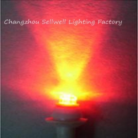 Wholesale GREAT!LED auto lamp Instrument Bulb T10 4PCS DC12V RED LED001-6
