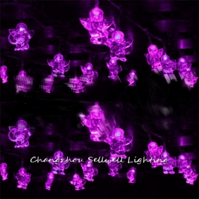Wholesale GOOD!LED lighting wedding hotel ceiling angel star bulb Purple H003(4)