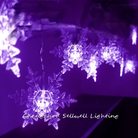 Wholesale GOOD!Christmas light entrance decoration purple snow ice bar lamp Purple H029