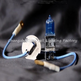 Wholesale GOOD!Auto bulb headlight fog bulb H3 12V 55W blue soldiers qc046