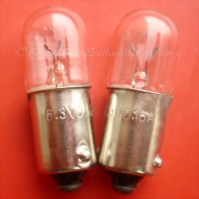 Wholesale Miniature light 6.3v 0.15a ba9s t10x28  A369 NEW