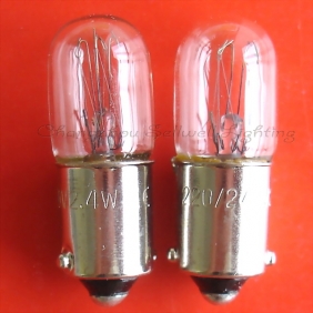 Wholesale Miniature bulb 220/240V 2.4W Ba9s  t10x28 A591 NEW