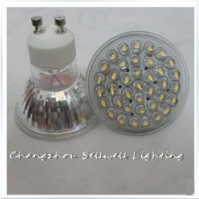 Wholesale NEW!GU10 220V high-brightness 38 LED Lamp Cup Energy Saving J086