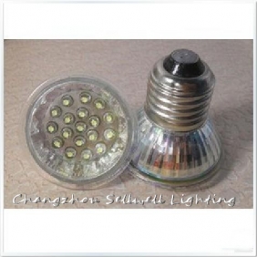 Wholesale NEW!E27-220V high-brightness 18 LED Lamp Cup Energy Saving J091