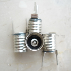 Wholesale Lamp-holder E10 Long Pin Copper Nickel D064 GOOD