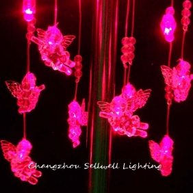 Wholesale NEW!LED festival lighting wedding celebration product curtain Pink H233(1)