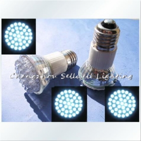 Wholesale 220VLED 38 beads White astigmatism Lamp tube extended E27 E162