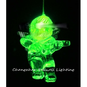 Wholesale NEW!LED emergency light car accessory angel portable LED battery lamp Green H256(3)