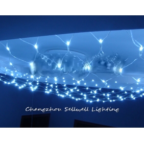 Wholesale GREAT!Christmas light hotel decoration 1*4m net lamp White H294(2)