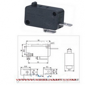 Wholesale GOOD!Micro Switch KW7-0C to open pass 16X28 action, power: 60 to 70 KG020