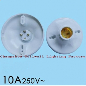 Wholesale NEW!Thicken Flat lampholders Screw the Ceiling head base lampholders King size screw flat lamp E27 Lampholder D330