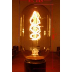 Wholesale GREAT! T45 E27 220V 40W inventor Edison antique retro around Esther table lamp hall bulb 32 LED075