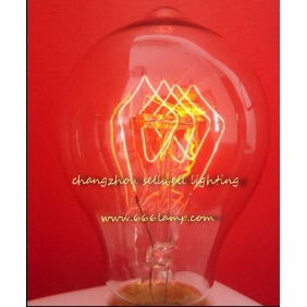 Wholesale GREAT!Edison lamp bulb Yellow feet clear light  220V 40W E27 A60X110 AD004