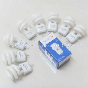 Wholesale NEW!Energy-saving light bulbs pin Crystal Light Lamp small spiral the 12v 5w G4 white  A971-1