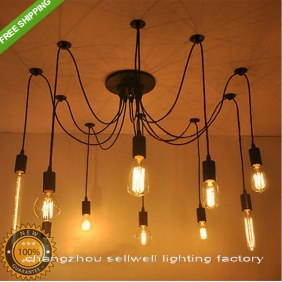 Wholesale TEN DIFFEREND BULBS Edison Chandelier Ceiling Light Pendant Lighting ceiling lamp droplight