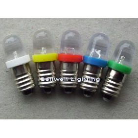 Wholesale GOOD!LED Indicating Lamp E10 Screw type 3V 0.02A Light Color Yellow,Red,Blue,Green,White LED113