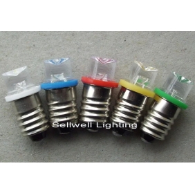 Wholesale NEW!LED Indicating Lamp E10 Screw type 18V 0.5W Light Color Yellow,Red,Blue,Green,White,Colorful LED123