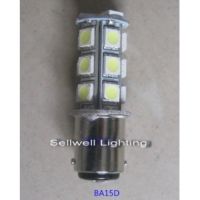 Wholesale GREAT!LED Indicating Lamp 18SMD-5050 24V 5W BA15D Double tails Flat Foot Light Color Yellow,Red,Blue,Green,White LED127