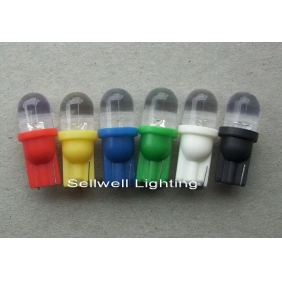 Wholesale GREAT!LED Indicating Lamp T10 W2.1X9.5D 12V Light Color Yellow,Red,Blue,Green,White LED130