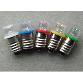 Wholesale GOOD!LED Indicating Lamp E10 Screw type 4.5V 0.25W Flood Light Light Color Colorful LED202