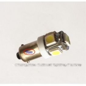Wholesale LED meter bulb 12V bayonet type 5SMD-5050 Light Color White A1205