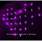 Wholesale GREAT!Holiday lighting showcase crystal curtain decoration 0.95*1.2m purple H062(2)