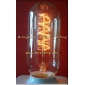 Wholesale GOOD!Yellow feet clear light long tube type Edison lamp bulbs 220V 40W E27 T45X110 AD012