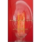 Wholesale GOOD!220V 40W E27 G95X140 yellow feet clear light lamp Edison bulb AD020
